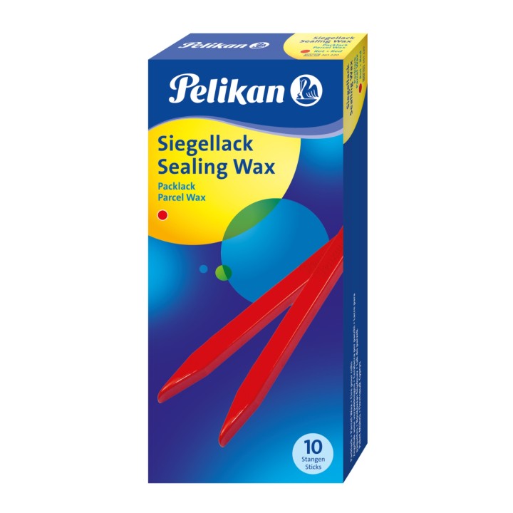 Pelikan 361220 cera selladora Rojo 10 pieza(s)