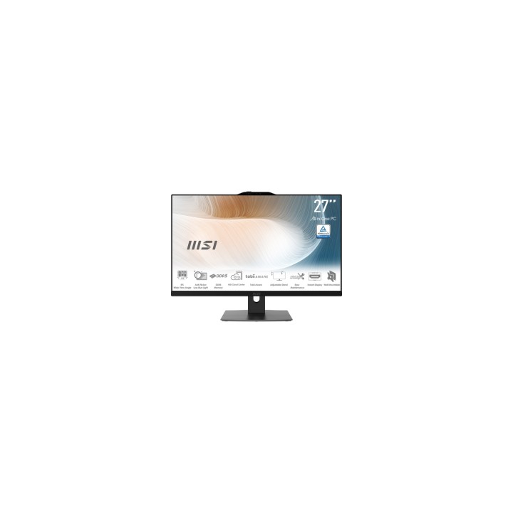 MSI MODERN AM272P 1M-1096ES All-in-One PC Intel Core 7 150U 68,6 cm (27") 1920 x 1080 Pixeles PC todo en uno 16 GB DDR5-SDRAM
