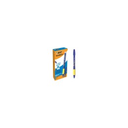 BIC Illusion Azul Bolígrafo Medio 12 pieza(s)