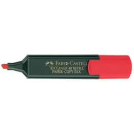 Faber-Castell 154821 marcador 1 pieza(s) Punta de cincel Rojo