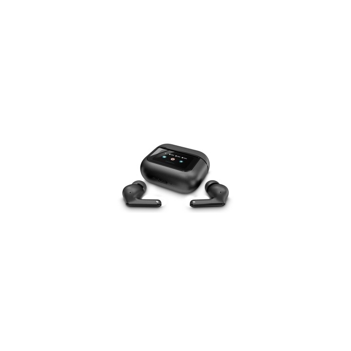 Energy Sistem Display ANC Auriculares True Wireless Stereo (TWS) Dentro de oído Llamadas/Música USB Tipo C Bluetooth Negro