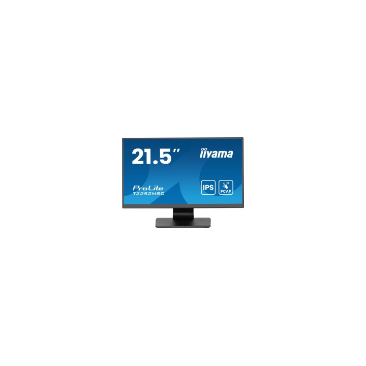 iiyama ProLite T2252MSC-B2AG pantalla para PC 54,6 cm (21.5") 1920 x 1080 Pixeles Full HD LCD Pantalla táctil Negro