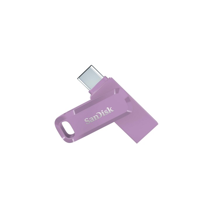 SanDisk Ultra Dual Drive Go USB 128GB unidad flash USB USB Type-A / USB Type-C 3.2 Gen 1 (3.1 Gen 1) Lavanda