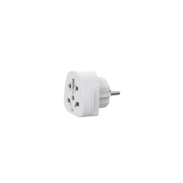 Celly TRAVELADAPTER adaptador de enchufe eléctrico Tipo F Universal Blanco