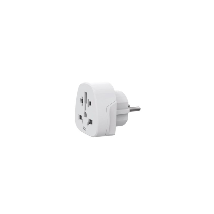Celly TRAVELADAPTER adaptador de enchufe eléctrico Tipo F Universal Blanco
