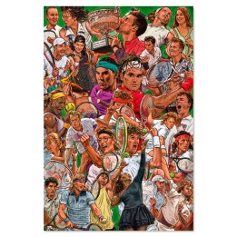 Poster Leyendas del Tenis