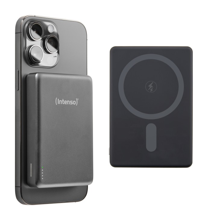Intenso Batería Externa Magnética MW10000 10000 mAh – Compatible con MagSafe, Carga Inalámbrica 15W, USB-C PD 20W, Para iPhone