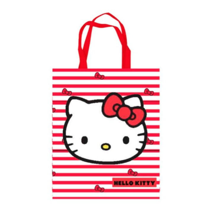 Bolsa shopping Stripes Hello Kitty