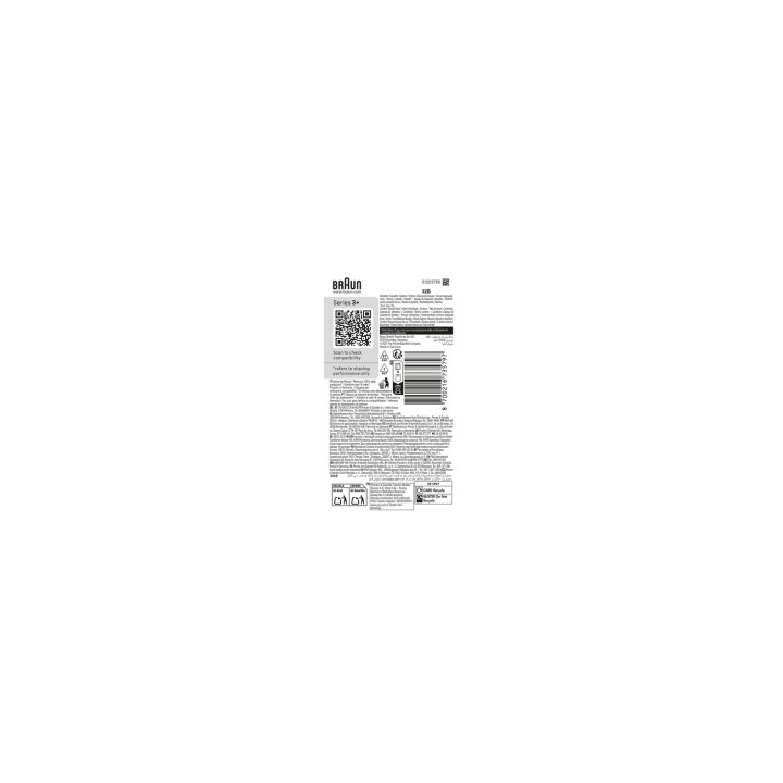 Braun Series 3 735797 accesorio para maquina de afeitar Cabezal para afeitado