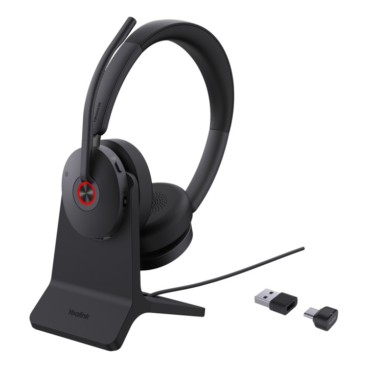 Yealink BH74 + Stand Teams USB-C/A Auriculares Inalámbrico Diadema Oficina/Centro de llamadas USB Type-C / USB Type-A Bluetooth