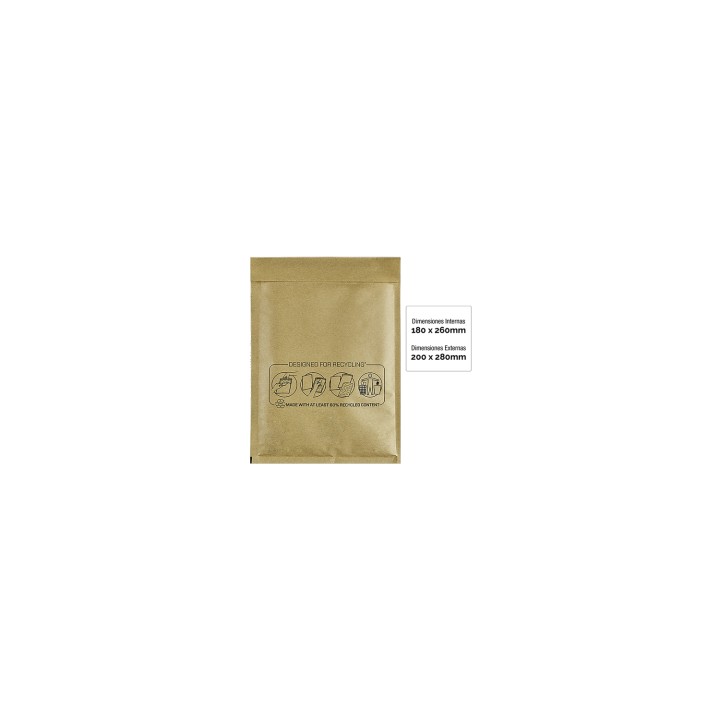 Fellowes Bolsa Burbujas Acolchada Bankers Box Nº 14 (180x260) Pack 100 Uds