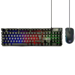 Ewent PL3200 teclado Ratón incluido Juego USB QWERTY Italiano Negro