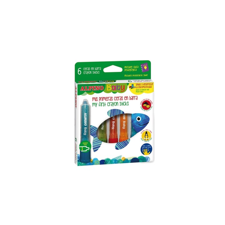 Alpino PX002006 lápiz de color Colores surtidos 6 pieza(s)