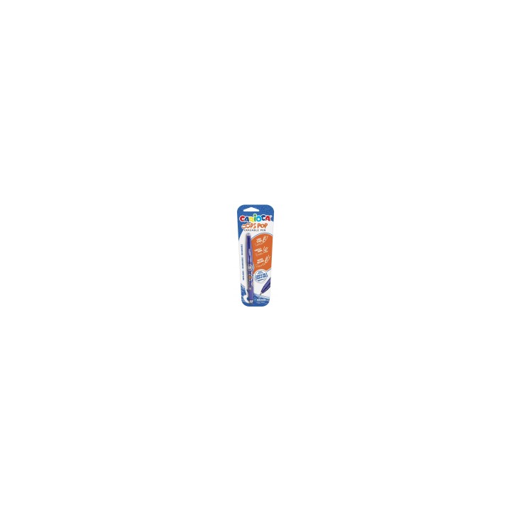 Carioca 41044/02 bolígrafo de gel Bolígrafo de gel con tapa Negro 1 pieza(s)