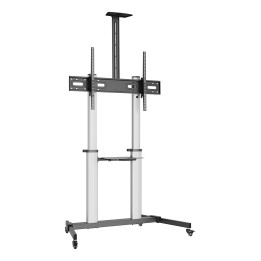 Ewent EW1592 soporte para TV 2,54 m (100") Negro, Gris
