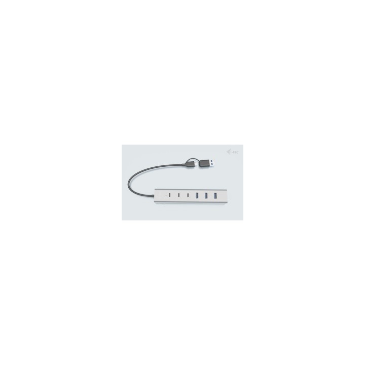 i-tec USB-C/USB-A Charging Metal HUB 7 port (3x USB-C, 4x USB-A)