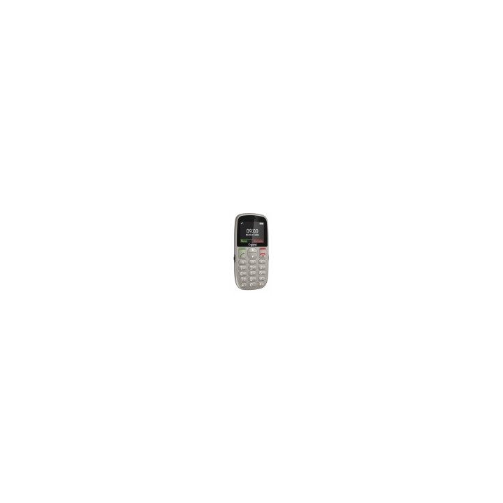 Gigaset GL395 5,59 cm (2.2") 90 g Gris Teléfono para personas mayores