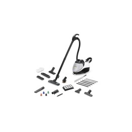 Kärcher SV 7 Limpiador a vapor de cilindro 0,5 L 2200 W Negro, Gris, Blanco