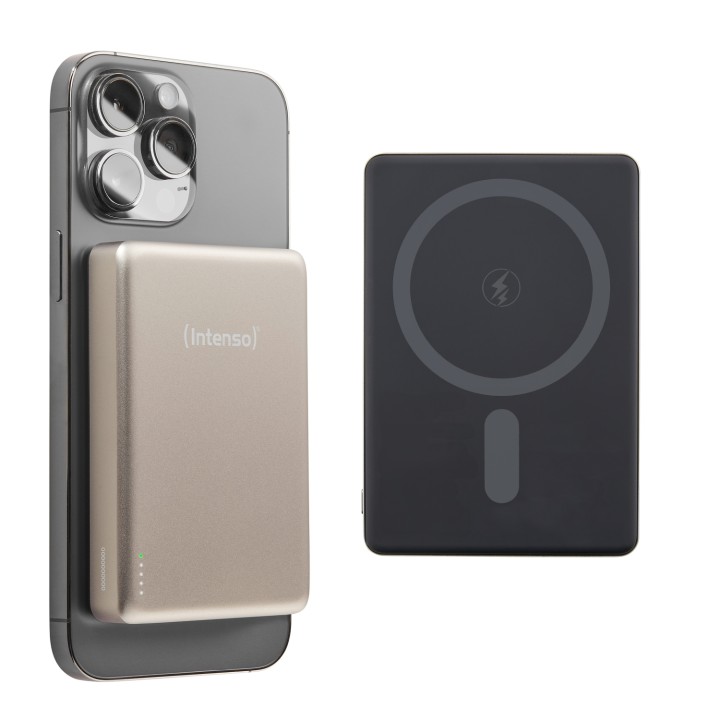 Intenso Batería Externa Magnética MW10000 10000 mAh – Compatible con MagSafe, Carga Inalámbrica 15W, USB-C PD 20W, Para iPhone