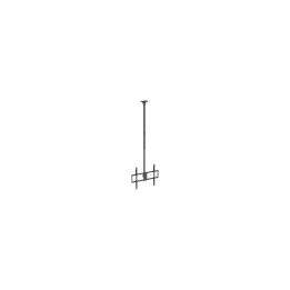 AISENS Soporte de techo pro giratorio, inclinable, extensible y nivelable para monitor/TV 80kg de 50-100, Negro