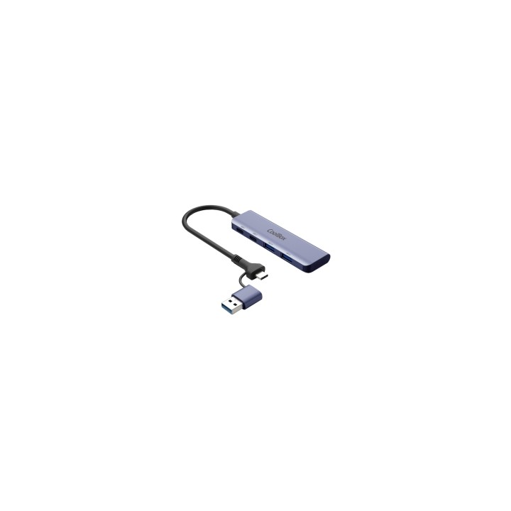 CoolBox HUB4 LITE USB-C/A 4 PUERTOS 2USB-C Y 2USB-A 3.2 GEN1 ALUMINIO