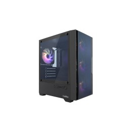 CoolBox GAMING CAJA MATX GM220 FUSION NEGRA MESH USB-C 3.2 GEN1 SIN FTE+ 4 VENT. ARGB