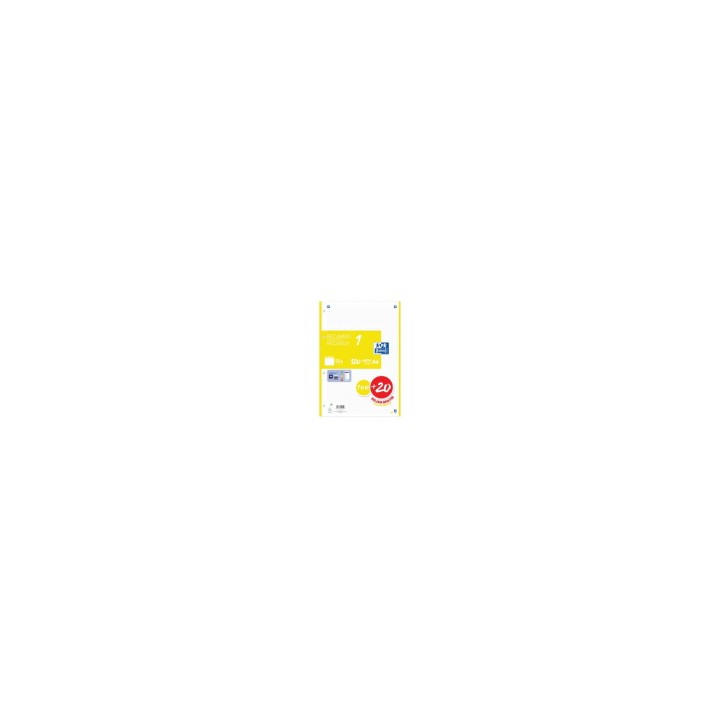 Oxford 400158160 papel de cuaderno 210 x 297 mm (A4) 120 hojas