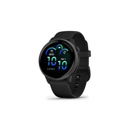 Garmin vívoactive 6 3,05 cm (1.2") AMOLED 42 mm Digital 390 x 390 Pixeles Pantalla táctil Negro Wifi GPS (satélite)