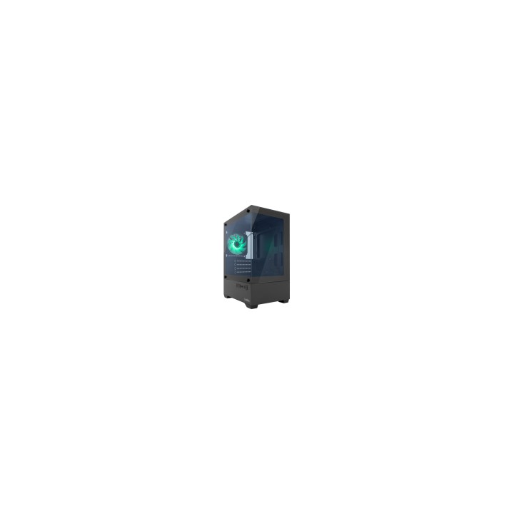 CoolBox GAMING CAJA MATX GM200 VISION LITE NEGRA USB-C 3.2 GEN1 SIN FTE + 1 VENT. ARGB