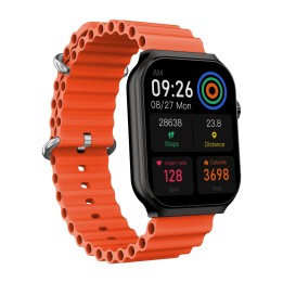 Celly TRAINERULTRABK Relojes inteligentes y deportivos 5,13 cm (2.02") Digital 320 x 320 Pixeles Pantalla táctil Negro