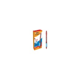 BIC Illusion Rojo Bolígrafo Medio 12 pieza(s)