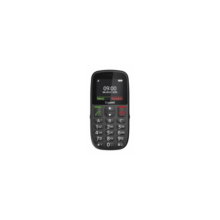 Gigaset GL395 5,59 cm (2.2") 90 g Negro Teléfono para personas mayores