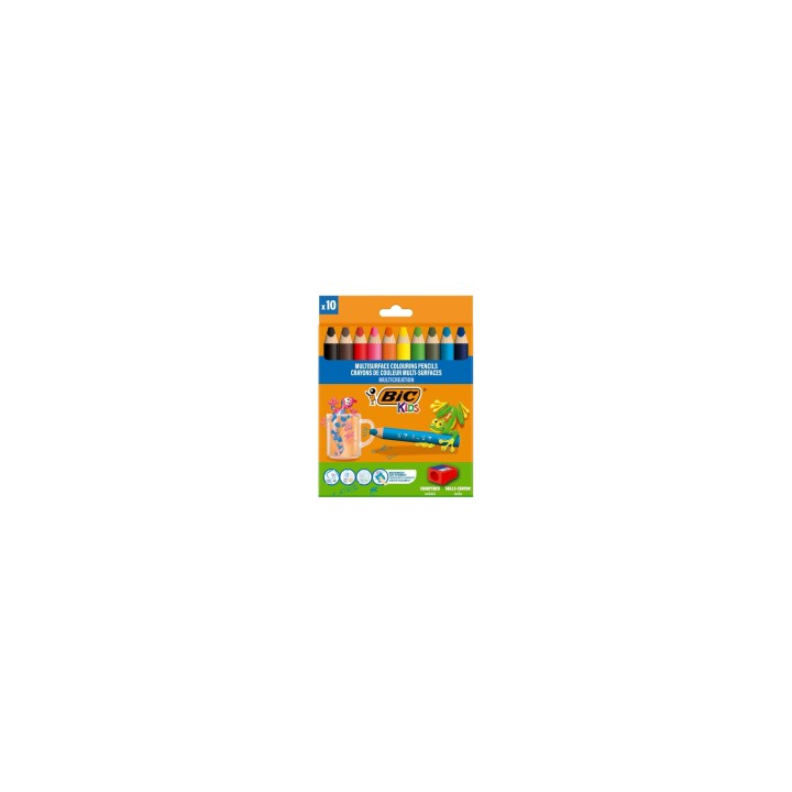 BIC 515276 lápiz de color Colores surtidos 10 pieza(s)