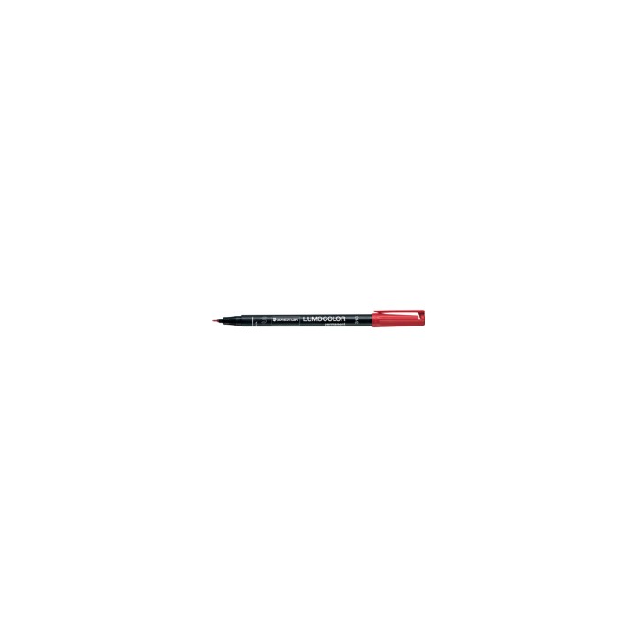 Staedtler 313-2 marcador permanente Punta redonda Rojo 10 pieza(s)