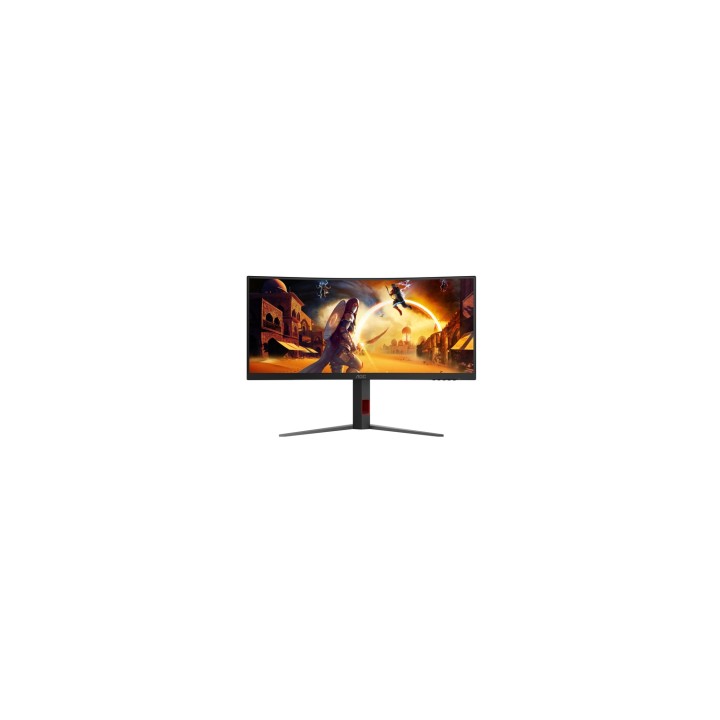 AOC G4 CU34G4Z pantalla para PC 86,4 cm (34") 3440 x 1440 Pixeles Wide Quad HD LED Negro, Rojo