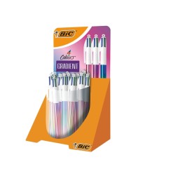 BIC 511031 bolígrafo Negro, Azul, Verde, Rojo Bolígrafo de punta retráctil con pulsador Medio 30 pieza(s)