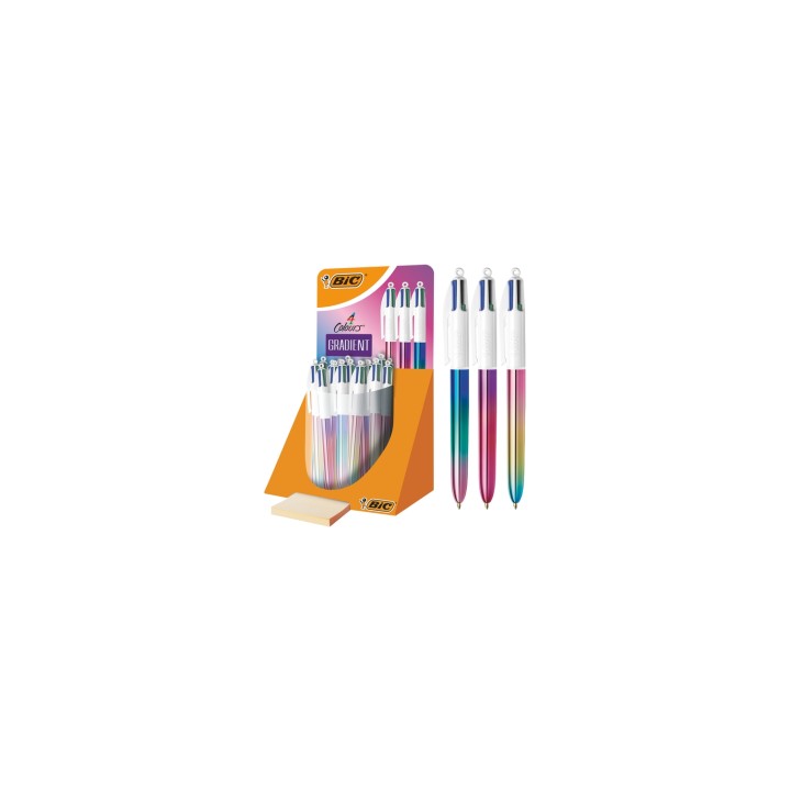 BIC 511031 bolígrafo Negro, Azul, Verde, Rojo Bolígrafo de punta retráctil con pulsador Medio 30 pieza(s)