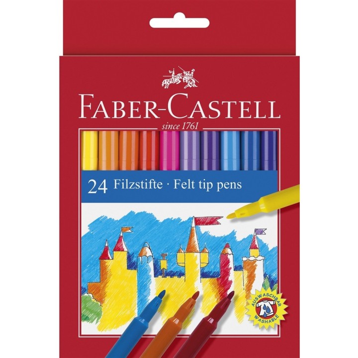 Faber-Castell 8591272000666 rotulador para colorear 24 piezas