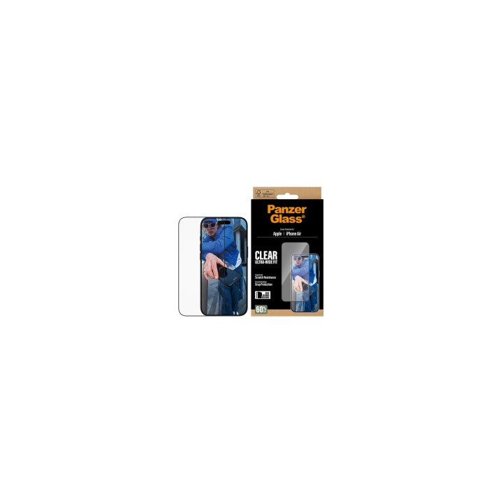 PanzerGlass ® Screen Protector iPhone Air | Ultra-Wide Fit w. EasyAligner Protector de pantalla Apple 1 pieza(s)