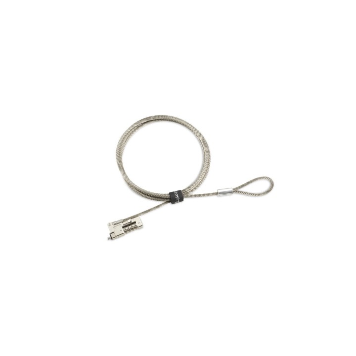 Kensington Slim NanoSaver 2.0 EQ cable antirrobo Plata 1,8 m