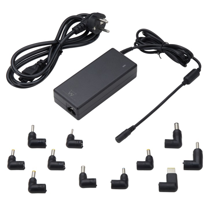 Ewent EW3969 adaptador e inversor de corriente Interior 90 W Negro