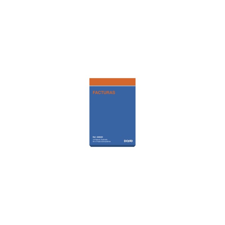 DOHE 50063D registro comercial (libro) Azul, Naranja 100 hojas