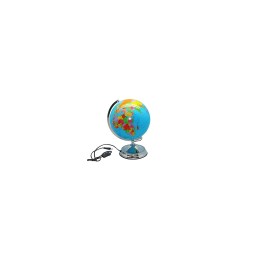 Poessa Globo Terraqueo 25cm Azul con Luin Interior