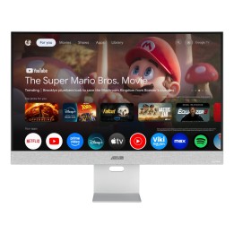 ASUS ZenScreen MS32UC pantalla para PC 80 cm (31.5") 3840 x 2160 Pixeles 4K Ultra HD LED Gris, Blanco