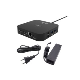 i-tec USB-C Dual HDMI Docking Station with Power Delivery 100 W + Universal Charger 100W