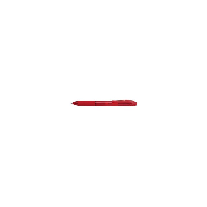 Pentel Energel X Bolígrafo de gel de punta retráctil Rojo 12 pieza(s)