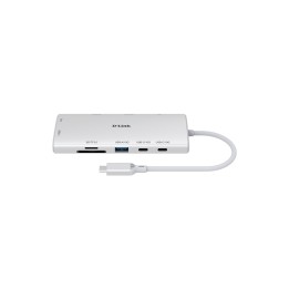 D-Link DUP-A01 hub de interfaz USB 3.2 Gen 1 (3.1 Gen 1) Type-C 10000 Mbit/s Blanco