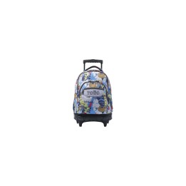 Totto Mochila Escolar con ruedas Renglones Lazel