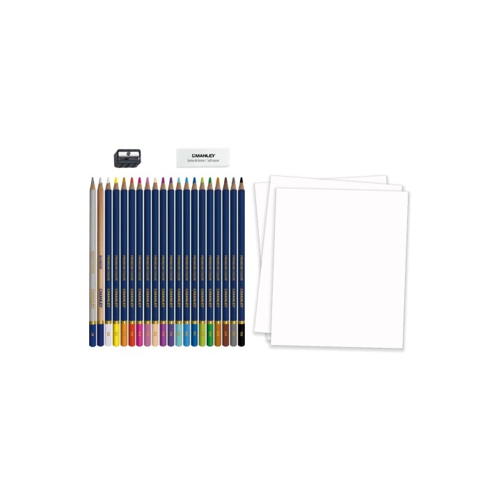 Manley Set Lapices de Colores 23 unidades