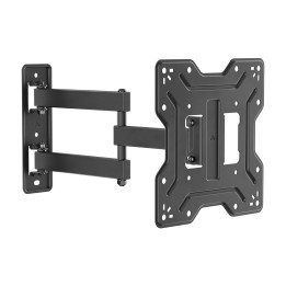 AISENS Soporte Eco Giratorio, Inclinable Para Monitor/TV 30kg (3 Pivotes) De 23"-43", Negro